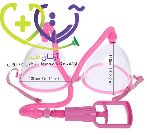 سایز دستگاه وکیوم سینه