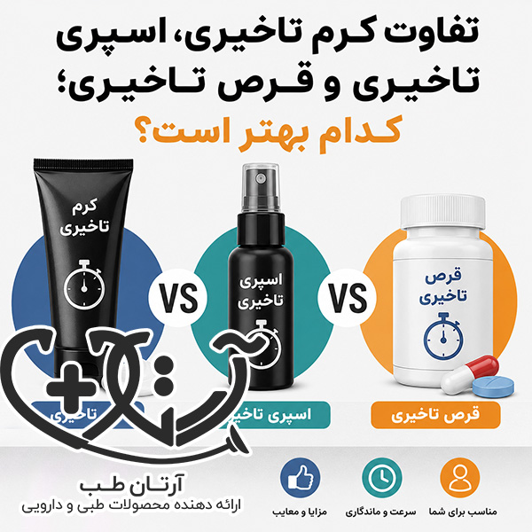 مقایسه کرم تاخیری، اسپری تاخیری و قرص تاخیری
